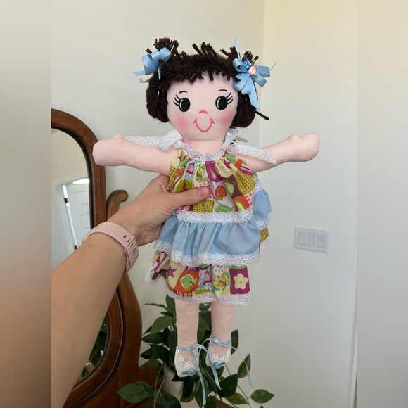 Embroidered Rag Doll - Picture 2 of 3